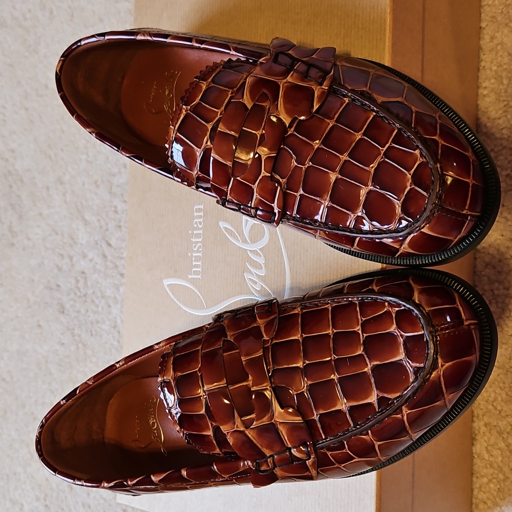 🛑CHRISTIAN LOUBOUTIN Penny Donna Flat Loafers